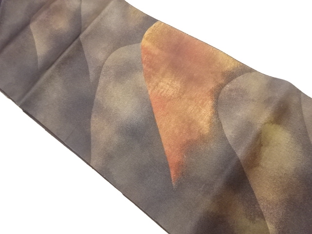 山並み模様織出し名古屋帯